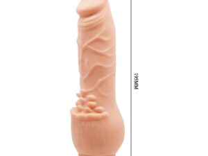 BAILE - BARBARA VIBRADOR REALÍSTICO 19.5 CM NATURAL - Imagen 5