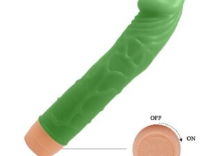 BAILE - BILL VIBRADOR REALÍSTICO 22.5 CM VERDE - Imagen 4