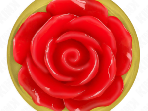 KINK - PLUG ANAL DORADO ROSA ROJA TALLA L - Imagen 5
