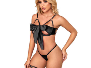 SUBBLIME - 955199 SET SUJETADOR CON LAZO NEGRO AJUSTABLE S/M - Imagen 5