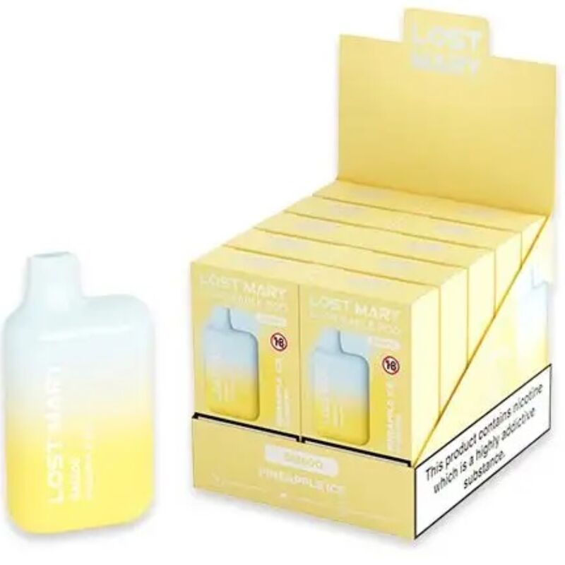 LOST MARY - BM600 VAPER NICOTINA 2% DESECHABLE SABOR PIÑA HELADA - Imagen 2