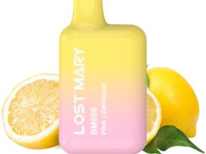 LOST MARY - BM600 VAPER NICOTINA 2% DESECHABLE SABOR LIMONADA ROSA - Imagen 1