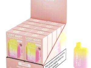 LOST MARY - BM600 VAPER NICOTINA 2% DESECHABLE SABOR LIMONADA ROSA - Imagen 2