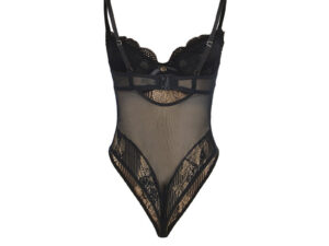 SUBBLIME - 955618 BODY DE ENCAJE CON CIERRE INFERIOR NEGRO S/M - Imagen 5