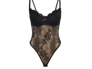 SUBBLIME - 955625 BODY DE ENCAJE CON CIERRE INFERIOR NEGRO L/XL - Imagen 4