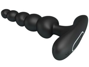 PRETTY LOVE - CORBAN VIBRADOR ANAL 10 VIBRACIONES NEGRO - Imagen 4