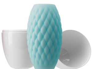 PRETTY LOVE - ATHENA EROS MASTURBADOR MASCULINO SILICONA CELESTE - Imagen 4
