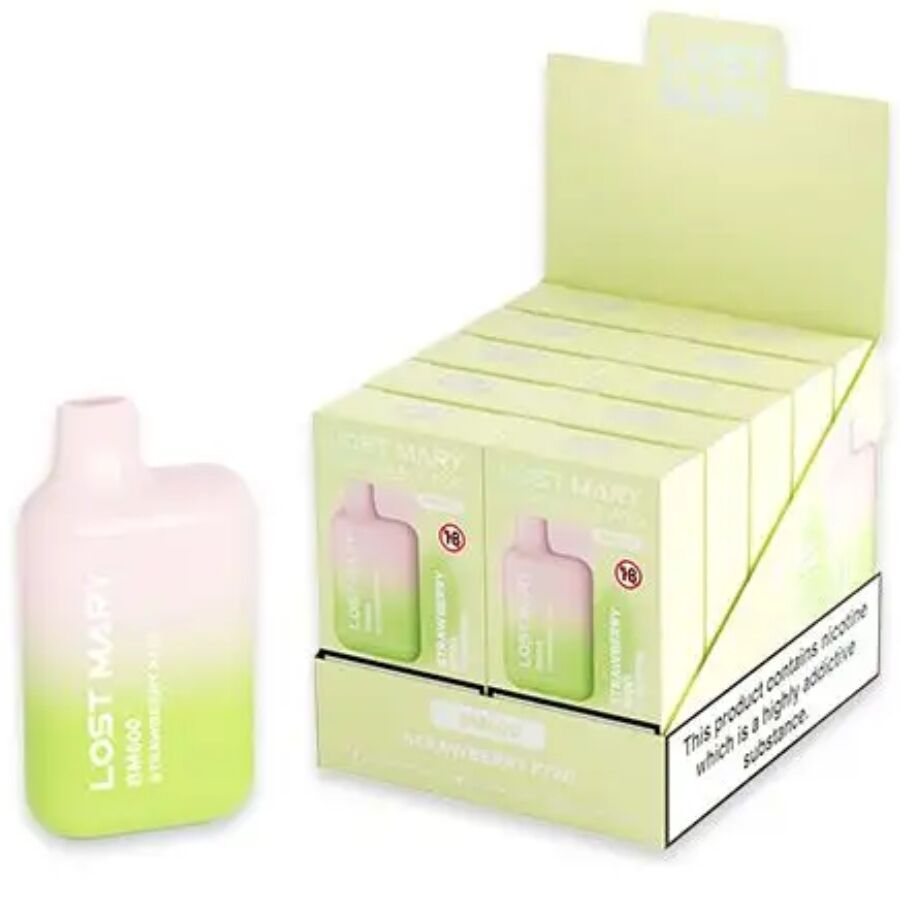 LOST MARY - BM600 VAPER NICOTINA 2% DESECHABLE SABOR FRESA KIWI - Imagen 2