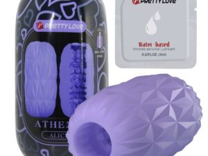 PRETTY LOVE - ATHENA ALICE MASTURBADOR MASCULINO MORADO - Imagen 3