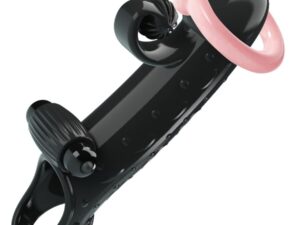 ROMANCE - FUNDA PARA PENE CON VIBRACIÓN NEGRO - Imagen 5