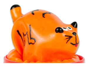 CONDOMERIE - PRESERVATIVO DECORATIVO PINTADO A MANO GATO MODELO 1