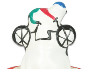 CONDOMERIE - PRESERVATIVO DECORATIVO PINTADO A MANO BICICLETA