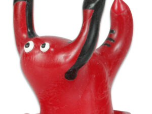 CONDOMERIE - PRESERVATIVO DECORATIVO PINTADO A MANO ESCORPIO ROJO