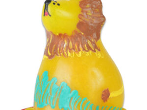 CONDOMERIE - PRESERVATIVO DECORATIVO PINTADO A MANO LEON SENTADO