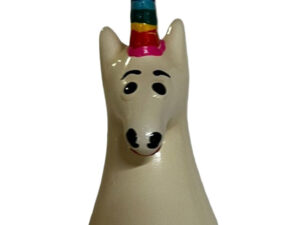 CONDOMERIE - PRESERVATIVO DECORATIVO PINTADO A MANO ARCOÍRIS UNICORNIO