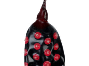 CONDOMERIE - PRESERVATIVO DECORATIVO PINTADO A MANO FAQUIR NEGRO XL