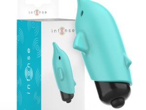 INTENSE - ECHO BALA VIBRADORA DELFÍN AZUL 8 X 4.7 CM