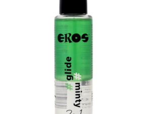 EROS - LUBRICANTE "2 EN 1" GLIDE MINTY BASE DE SILICONA 100 ML