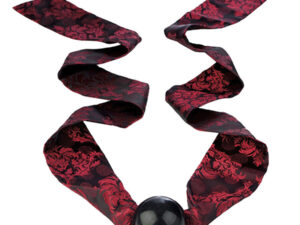 CALEXOTICS - SCANDAL MORDAZA DE BOLA CON LAZO NEGRO/ROJO