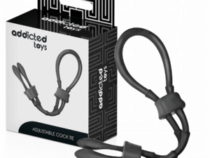 ADDICTED TOYS - CUERDA SILICONA AJUSTABLE PARA EL PENE