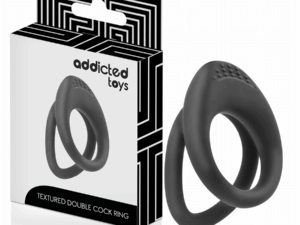 ADDICTED TOYS - ANILLO TEXTURIZADO DOBLE PARA EL PENE