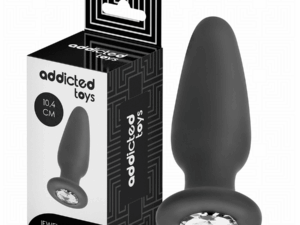 ADDICTED TOYS - PLUG ANAL CON JOYA SILICONA TALLA M 10,4 CM