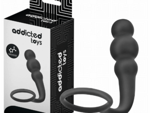 ADDICTED TOYS - PLUG ANAL CON ANILLO SILICONA MODELO 1