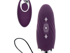TOYJOY - HAPPINESS KNOCK KNOCK EGGSTAVAGANT VIBRADOR CON CONTROL REMOTO MORADO