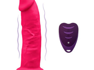 SILEXD - PENE REALÍSTICO MODELO 2 ROSA + CONTROL REMOTO LRS 17 CM