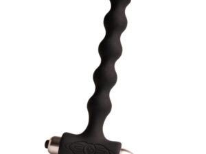ROCKS- OFF - PETITE SENSATIONS PEARLS PLUG ANAL VIBRADOR NEGRO