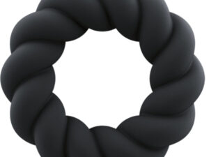 ROCKS- OFF - TWIST ANILLO MASTURBADOR SILICONA NEGRO
