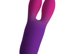 ROCKS- OFF - GLO-GIRL BUNNY VIBRADOR FLEXIBLE MORADO