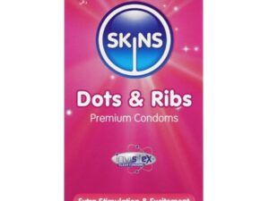 SKINS - DOTS  RIBS PRESERVATIVOS PREMIUM PACK 16