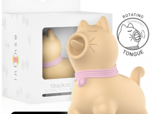 INTENSE - TOULOUSE ESTIMULADOR CON LENGUA ROTATIVA 360 AMARILLO