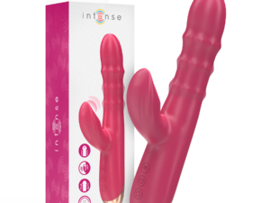 INTENSE - CHLOE VIBRADOR MULTIFUNCIÓN 3 EN 1 ROJO