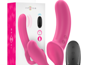 INTENSE - AMY VIBRADOR DOBLE 20 CM ROSA CONTROL REMOTO