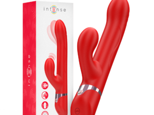 INTENSE - LELE VIBRADOR MULTIFUNCIÓN ROTATORIO  OSCILACIÓN  ESTIMULACIÓN ROJO