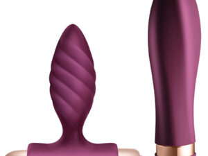 CLIMAXIMUM - DESIRE KIT VIBRADOR + PLUG ANAL TRENZADO