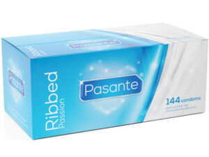 PASANTE - RIBBED PASSION PRESERVATIVOS CAJA 144 UNIDADES