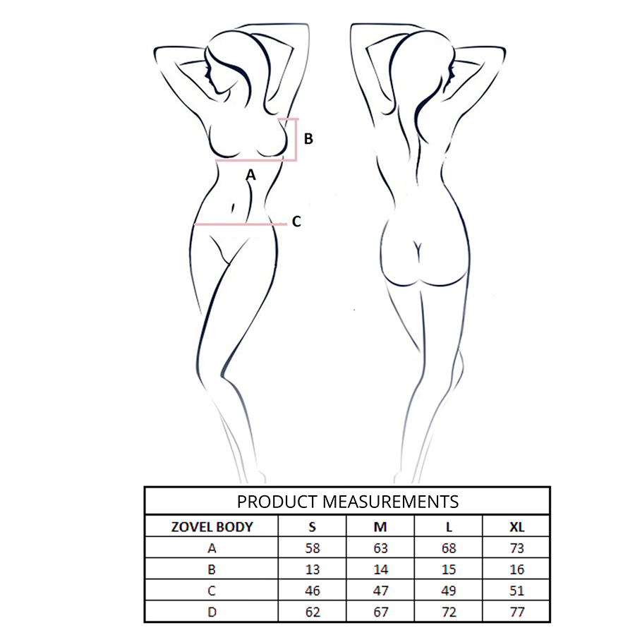 PASSION - ZOVEL BODY GRIS CLARO S/M - Imagen 4