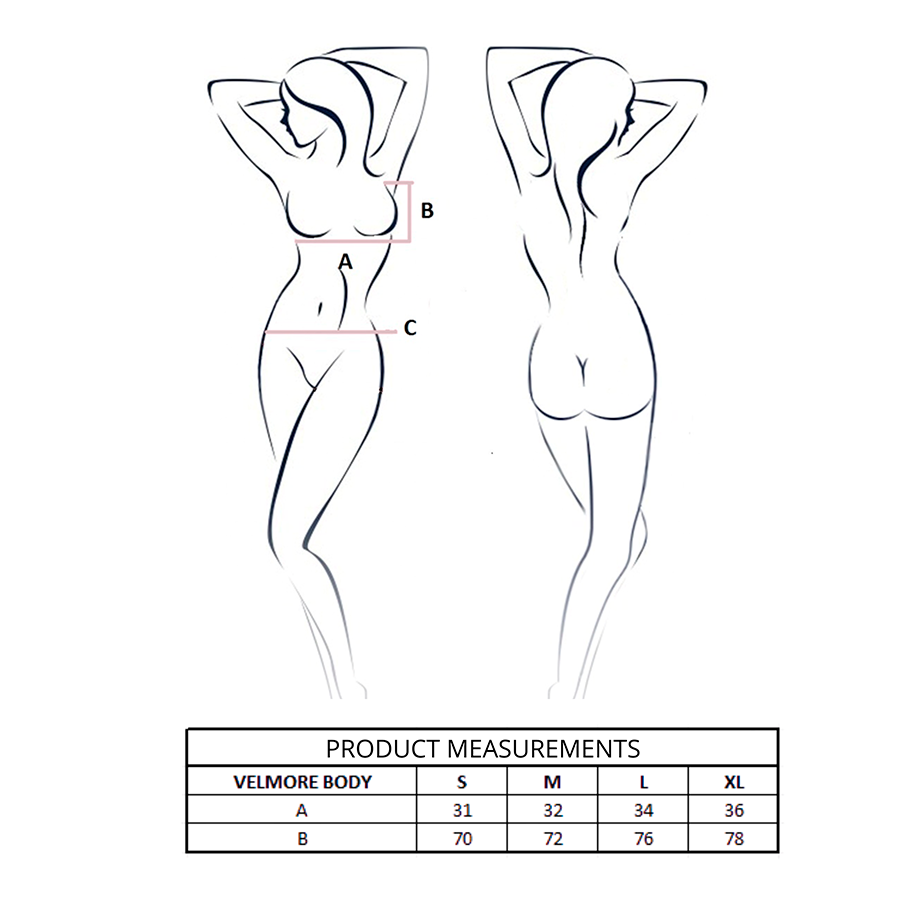 PASSION - VELMORE BODY VIOLETA S/M - Imagen 4