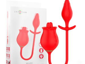 INTENSE - MELANIE DOBLE ESTIMULADOR CLÍTORIS CON LENGUA ZIGZAG