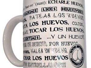 DIABLO PICANTE - TAZA BLANCA DE SINÓNIMOS HUEVOS 370 ML