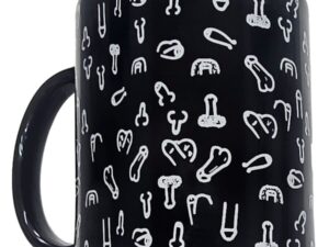 DIABLO PICANTE - TAZA NEGRA PENES 370 ML
