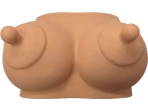 DIABLO PICANTE - HUCHA FORMA DE TETAS TONO CLARO