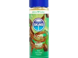 SKINS - TASTY LUBRICANTE BASE DE AGUA MENTA  CHOCOLATE 130 ML