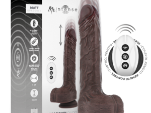 MR INTENSE - MATT REALÍSTICO MULTIFUNCIÓN CON VIBRACIÓN UP AND DOWN CONTROL REMOTO 22 CM -O- 4 CM