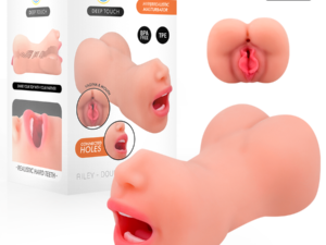 INTENSE DEEP TOUCH - RILEY MASTURBADOR DOBLE BOCA  VAGINA