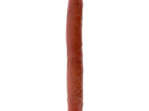 GET REAL - DILDO DOBLE DONG DE SILICONA CARAMELO 35 CM