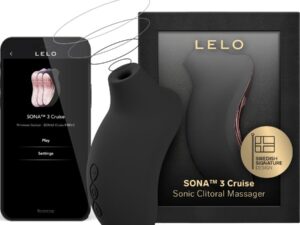 LELO - SONA 3 CRUISE MASAJEADOR SÓNICO DE CLÍTORIS NEGRO